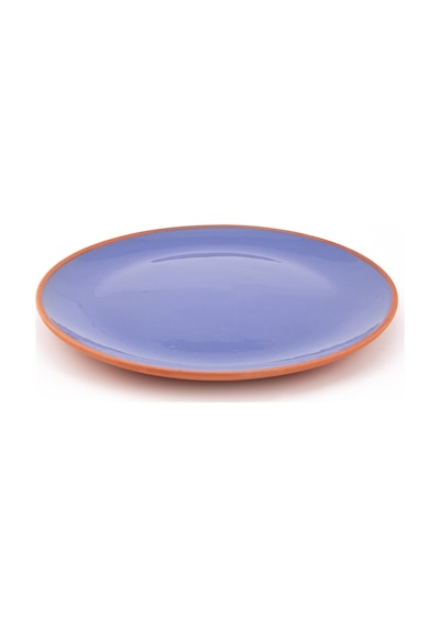 Seramik Sunum Tabağı 18 Cm Mavi