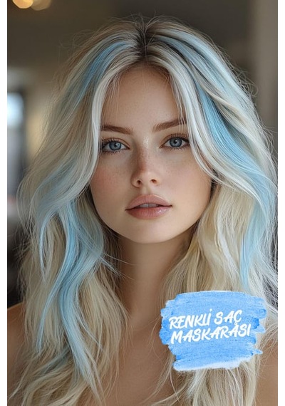 Mavi Balyaj Sac Maskarası 6 Ml
