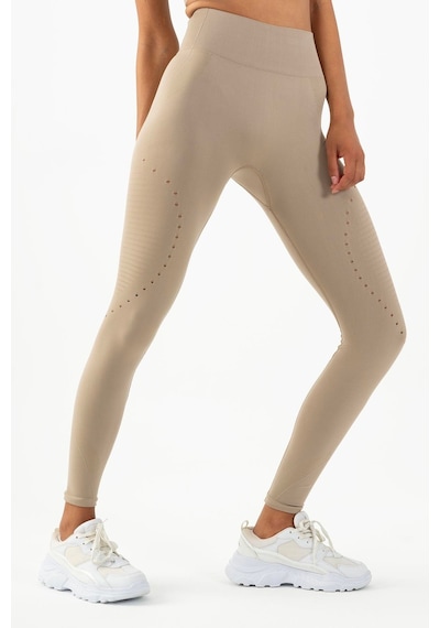 Maraton Active Slimfit Kadın Koşu Açık Vizon Tayt 812118-açık Vizon
