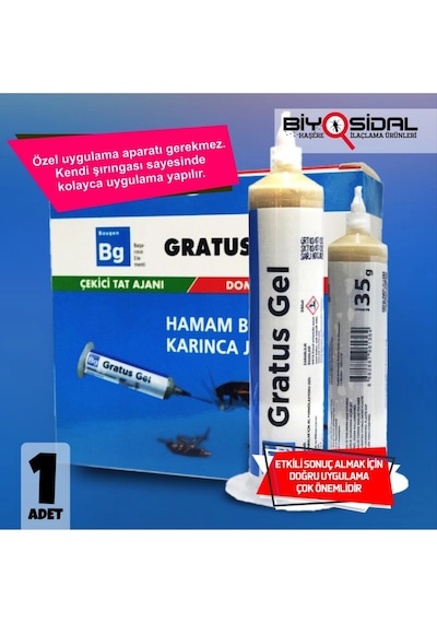 Baugen Gratus Hamamböceği Ve Karınca Jeli 35 Gr