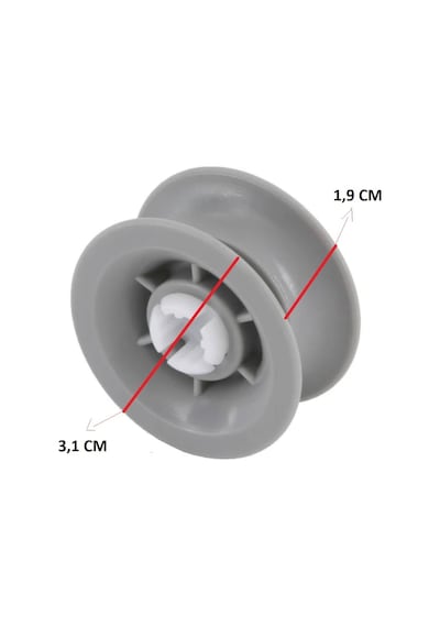 Bosch Uyumlu Bulaşık Makinesi Sepet Tekerleği Üst Teker 8 Adet - 258264233