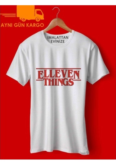 Elleven Things Baskılı Tişört Tshirt Ücretsiz Kargo