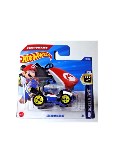 Hot Wheels Tekli Araba Standart Kart Marıo Screen Tıme Hyw83
