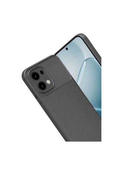 Newface Oppo A6 Pro 4g Auto Focus Karbon Kapak - Gri
