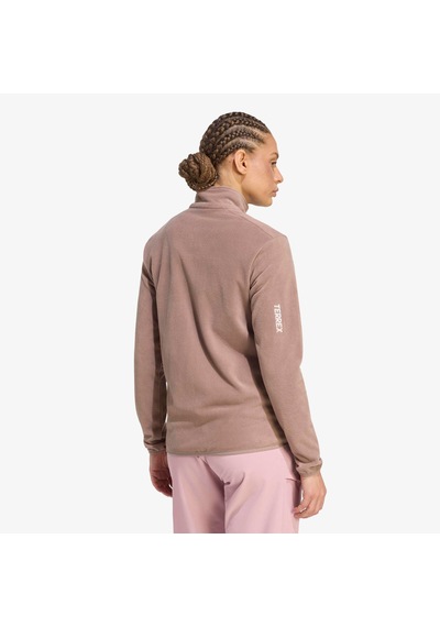 Adidas Terrex Multi Essentials Full Zip Fleece Kadın Kahverengi Polar Ky9854