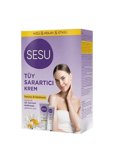 Sesu Tüy Sarartıcı Krem 35gr+18gr