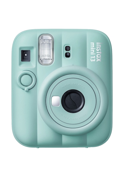 Instax Mini 13 Yeşil Fotoğraf Makinesi 10'lu Film Kare Albüm Ve Deri Kılıf Bundle Box