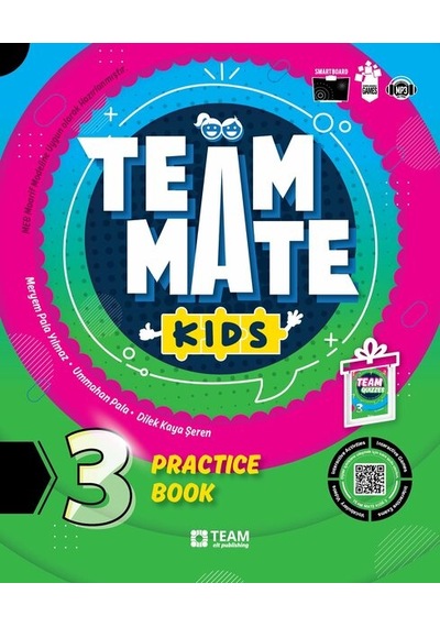 3.sınıf Team Mate Practice Book + Vocabulary Book + Test Book Set + Combo Smılıng Practice Hediyeli