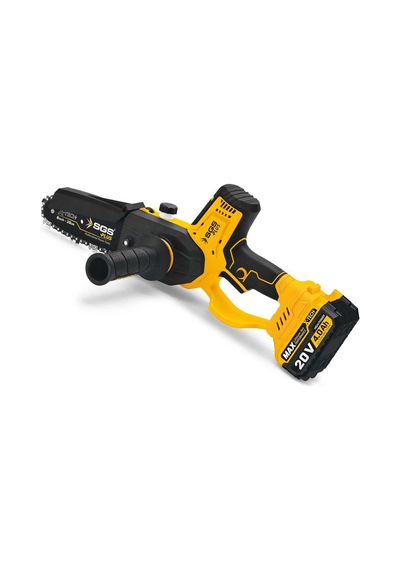 Sgs5310 20cm 20 V 4 Ah Profesyonel Kömürsüz Budama Testeresi Ağaç Kesme Makinası Motoru