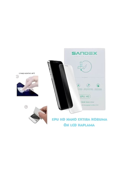 Huawei Pura 90s Pro Uyumlu Nano Ekran Koruyucu Esnek Ultra İnce - Sandex - Epu Hd