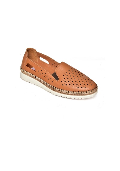 Fox Shoes P555501103 Taba Hakiki Deri Kadın Ayakkabı Taba
