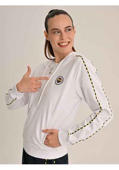 Fenerbahçe Kadın Trıbun Basıc Sweat BEYAZ
