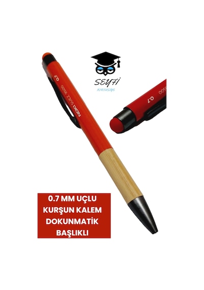0.7 Mm Versatil Uçlu Kurşun Kalem Dokunmatik Başlıklı Tablet Ve Telefonlar İçin Uygun Noki Suez Kırmızı
