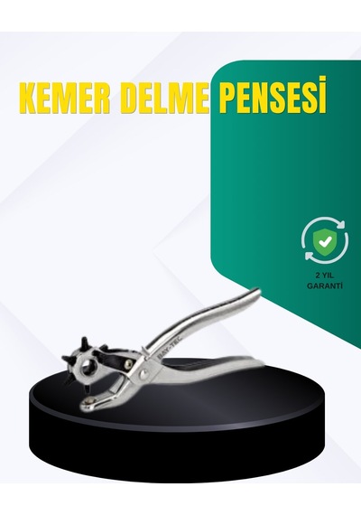 Metal Gövdeli Ayarlanabilir Deri Delme Pensesi 2.5 5 Mm Delik Açma Aracı 1