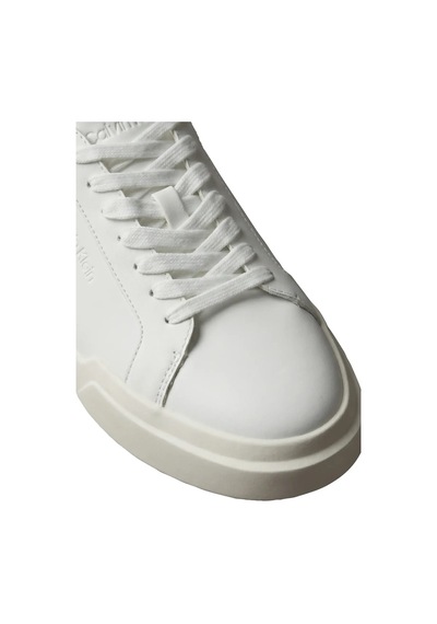 Calvin Klein Chunky Cupsole Laceu, 01w Erkek Beyaz Günlük Spor Ayakkabı