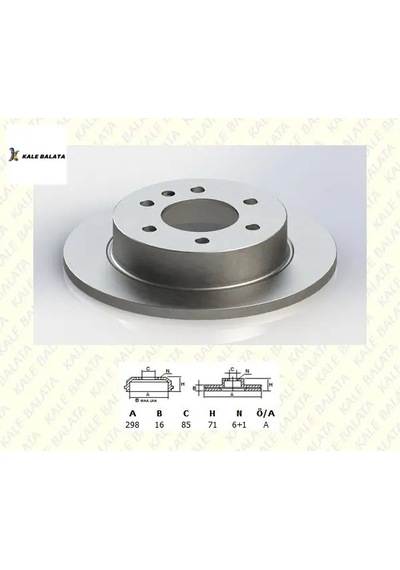 Arka Fren Disk Aynasi 298mm Crafter-sprinter 06-
