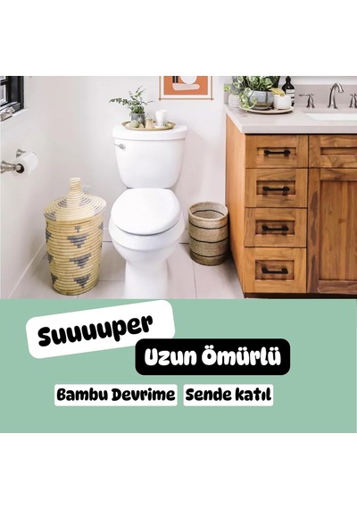 %100 Bambu "extra Uzun Rulo" 40 Tuvalet Kağıdı Naked Doğal Beyaz