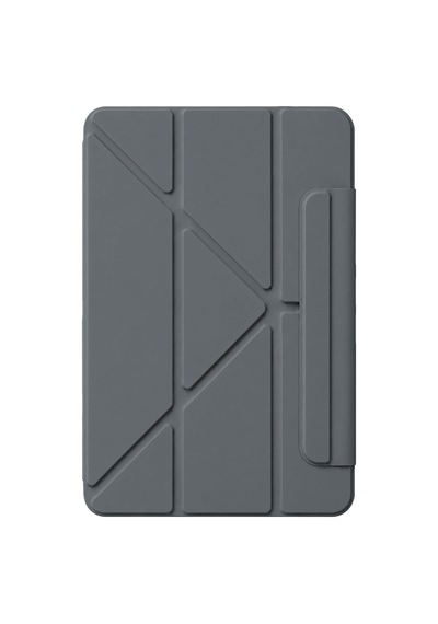 Apple Uyumlu iPad 2025 10.9 10.nesil A16 Edz Manyetik Standlı Tablet Kılıfı - Koyu Gri Diğer