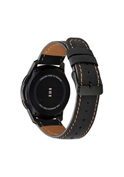 Honor Magic 2 46mm 22mm Uyumlu Dikişli Ince Deri Tasarım Kordon