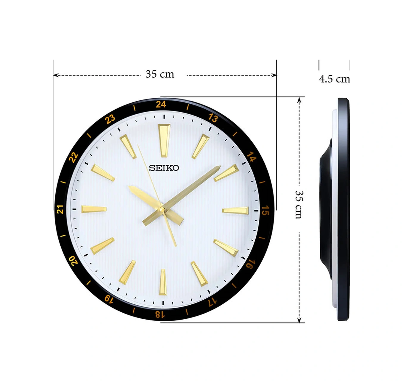 Seiko Clock Qxa802g Duvar Saati Beyaz