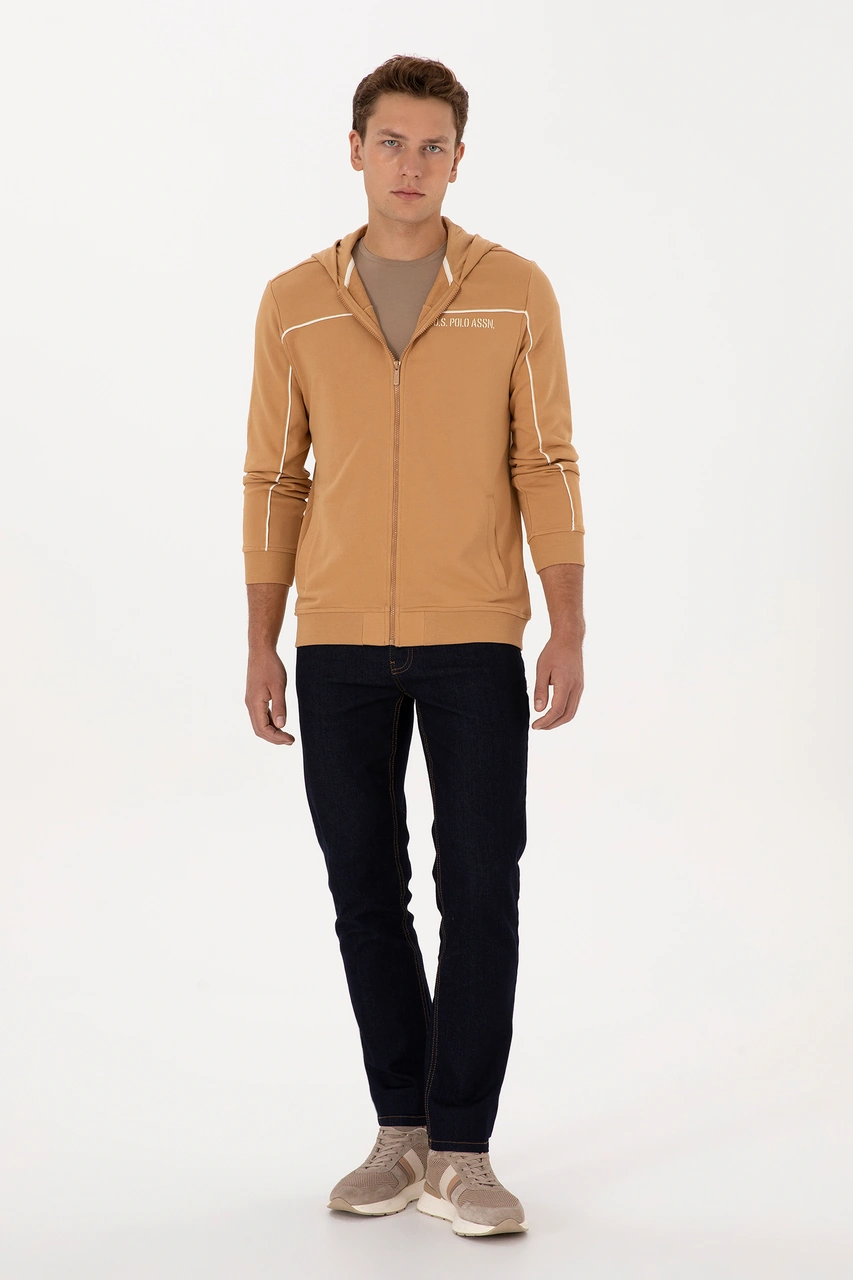 U.s. Polo Assn. Erkek Camel Hırka Örme 50315746-vr015 CAMEL