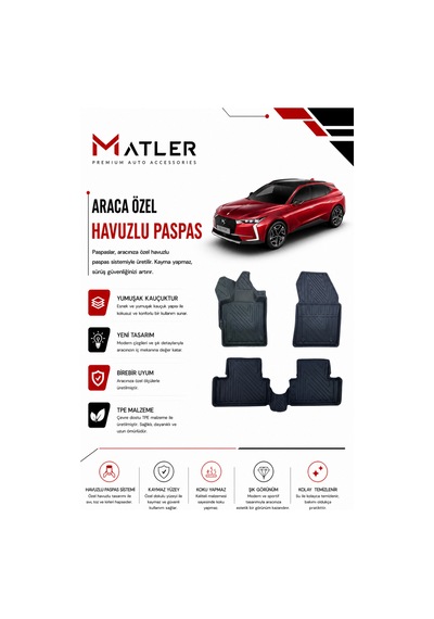Ds4 2021 Model 4d Ekstra Havuzlu Paspas