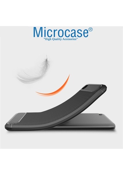 Microcase Xiaomi Redmi Go Brushed Carbon Kilif + Cam (Seç) 364731802