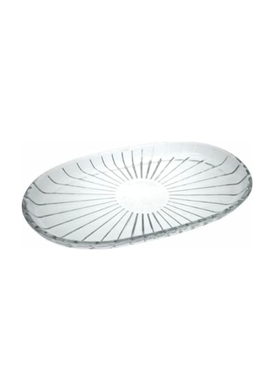 Paşabahçe 54783 Elegant Oval Servis Tabağı 16x28 Cm Çok Renkli