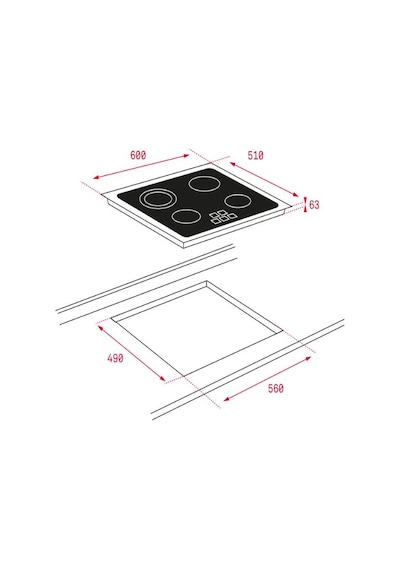 Teka TZ 6316 Ankastre Ocak