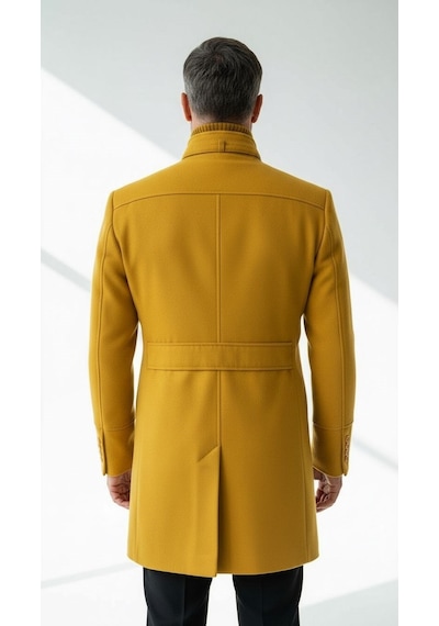 Plus Scorpion Erkek Slim Fit Kaşe Kaban Çıkarılabilir Ribanalı Fermuarlı Yaka, S Xxl HARDAL Plus Scorpion Erkek Slim Fit Kaşe Kaban Çıkarılabilir Ribanalı Fermuarlı Yaka, S Xxl HARDAL