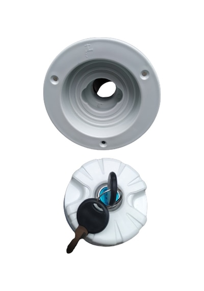 Kilitli Su Dolum Ağzı. Karavan Su Dolum Kapağı. Kilitli. 38mm
