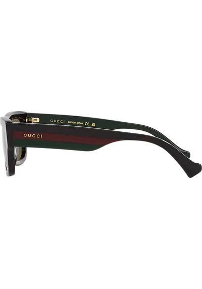 Guccı 1301s 002 55 Erkek Güneş Gözlüğü Kahverengi