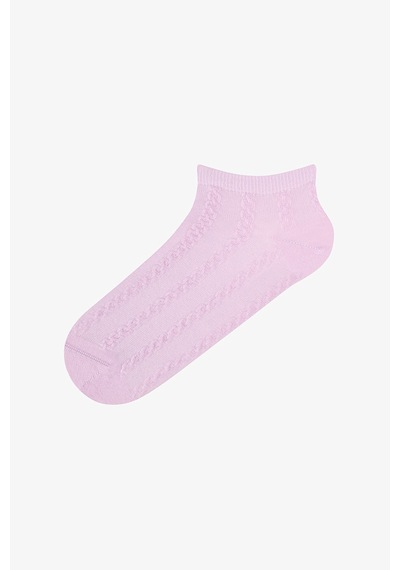 Penti Gri Soft Clouded Jakarlı 5 Çift Patik Çorap Gri Soft Multi