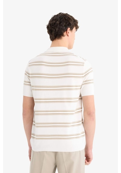 DeFacto Regular Fit Polo Yaka Kısa Kollu Yumuşak Tuşeli Triko Tişört E2665AX25SPER100