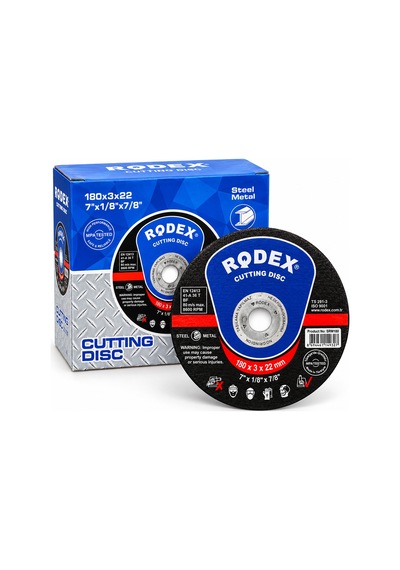Diyarı Fırsat Rodex Metal Kesme Diski Spiral Taşı 180x3x22 Mm