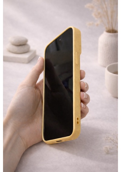 Apple Uyumlu iPhone 14 Pro Max Darbeye Dayanıklı Silikon Telefon Kılıfı Sarı