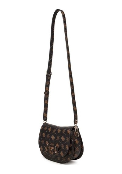 Guess Carrie Logo Kadın Çapraz Çanta Hwgp9898200 Kahve