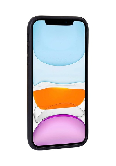 Apple iPhone Uyumlu 11 Kılıf Simli Pırlanta Taşlı Kamera Yükseltili Silikon Pazarplus Pembe