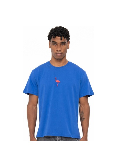 Watchofroyal Flamingo T-shirt Mavi