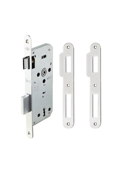 Kale Kapı Kilit 141 R Oda 45 mm Oval Krom İnce Ayna