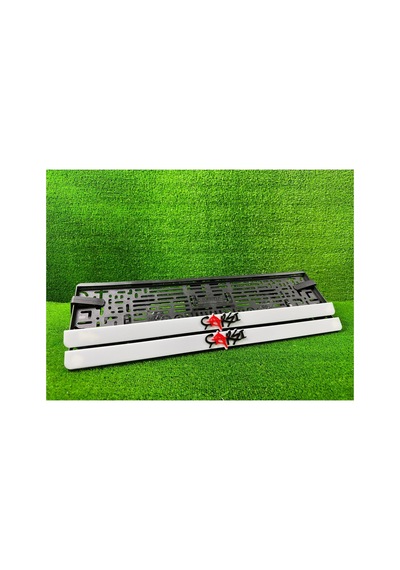 Çarşı Beyaz 3d Kabrtmalı Pleksi Araba Plakalığı 1 Takım - 778095620