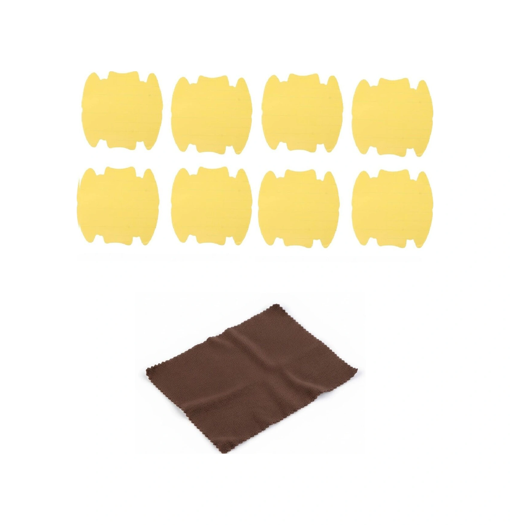 9lu Set Araba Kapı Kolu Koruyucu Çizilme Önleyici Şeffaf Sticker