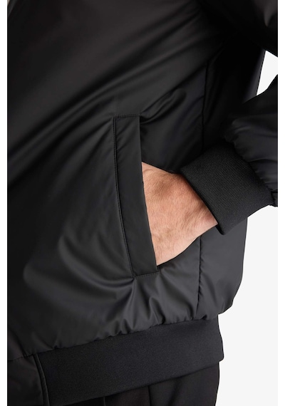 Defacto Slim Fit Dar Kesim Kolej Yaka Fermuarlı Su Geçirmez Bomber Mont A3105ax25aubk27 Siyah Defacto Slim Fit Dar Kesim Kolej Yaka Fermuarlı Su Geçirmez Bomber Mont A3105ax25aubk27 Siyah