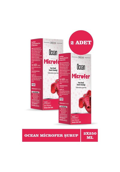 Ocean Microfer Şurup 250 Ml 2 Adet
