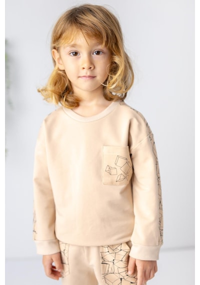 Zeyland Erkek Çocuk Cep Detaylı Sweatshirt-bej Bej