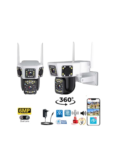 O-kam 3014 6mp Wifi Ip Güvenlik Kamera - Gece Görüşlü, Hareketli