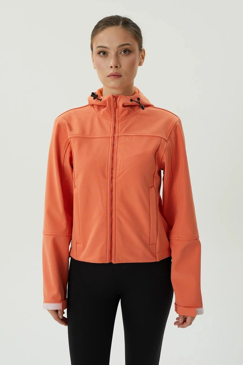 Exuma Kadın Softshell Mont-2421192 Turuncu