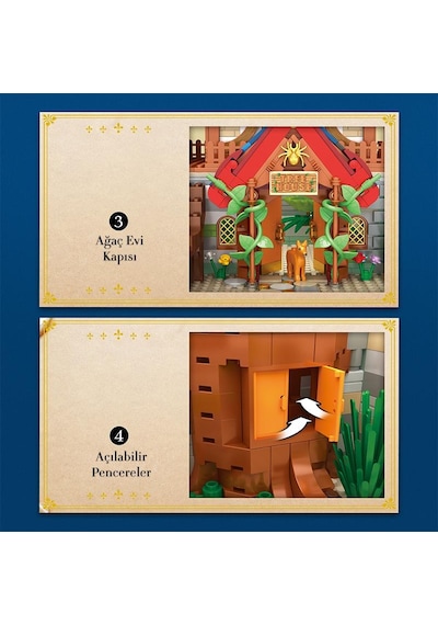 Reobrix 66008 Ağaç Evi Yaratıcı Yapı Blok Seti Building Blocks Tree House - 2566 Parça