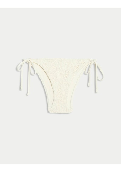 Marks & Spencer Detaylı Bikini Altı T52001097P Krem