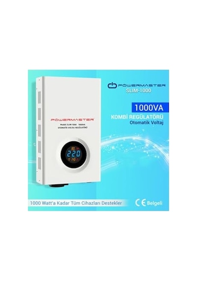 Slım-1000 Otomatik 1000 Va Voltaj Kombi Regülatörü